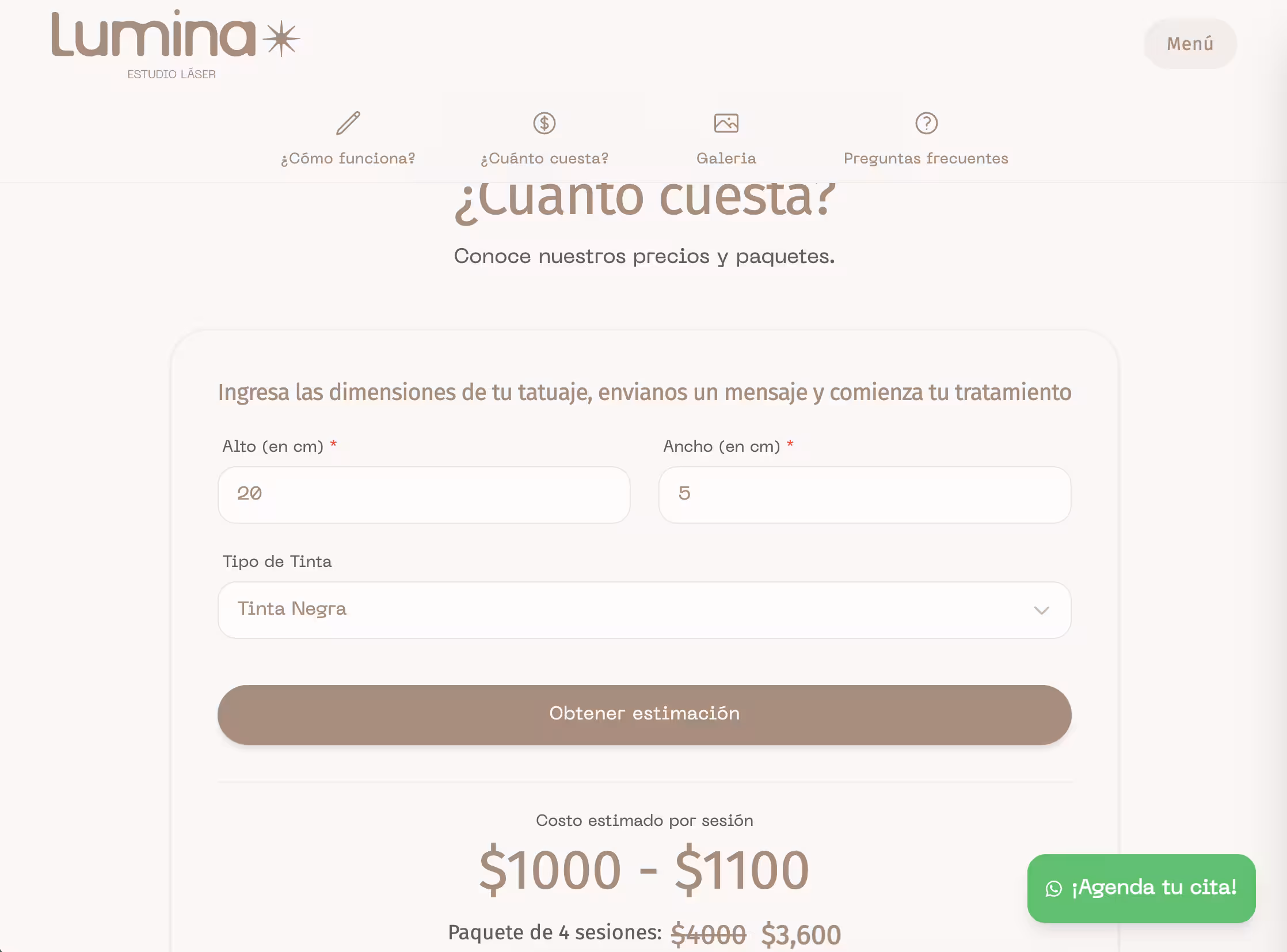Lumina Estudio Láser - captura 4 de 8